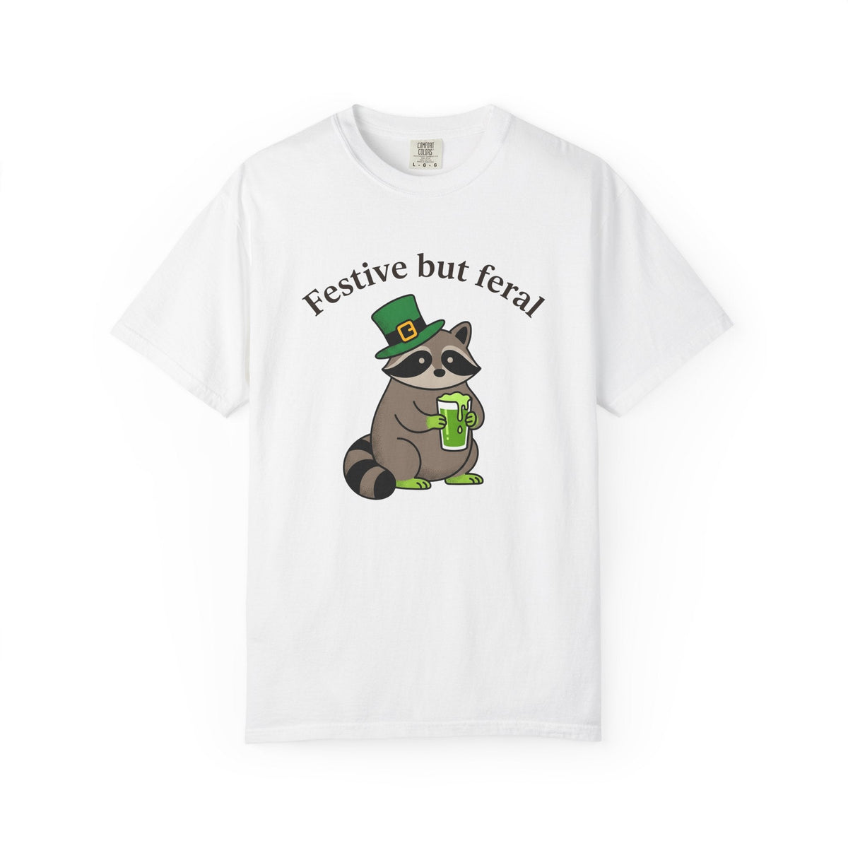 Raccoon Leprechaun Shirt St Patrick's Day Animal Unisex product image 1