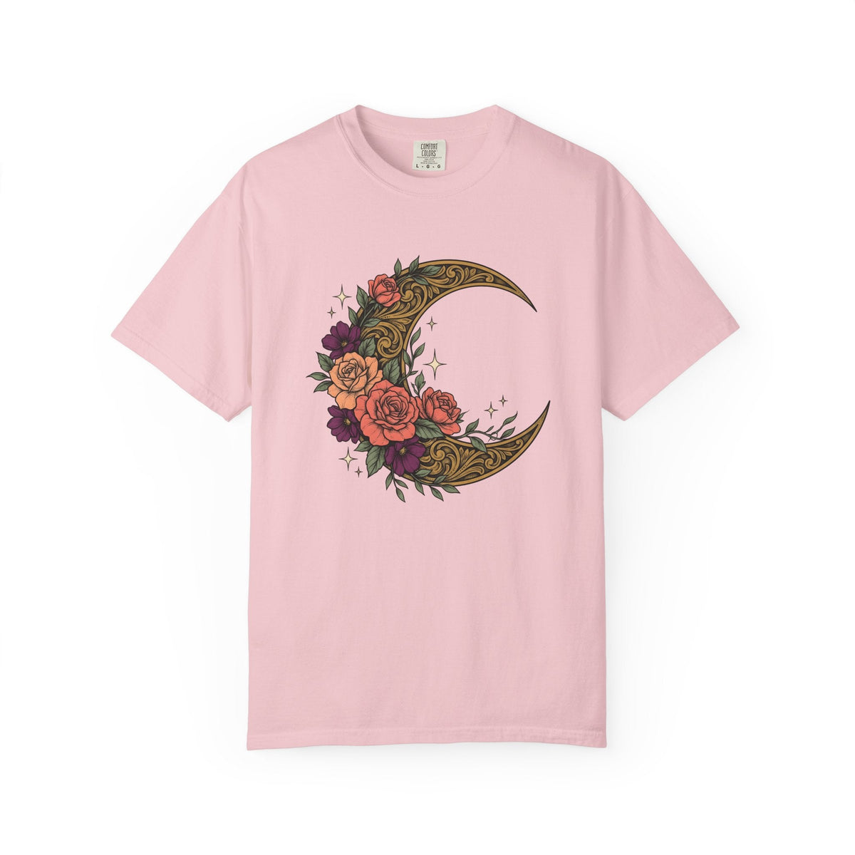 Crescent Flower Moon Shirt Cowgirl Stars Gift for Women product image 3