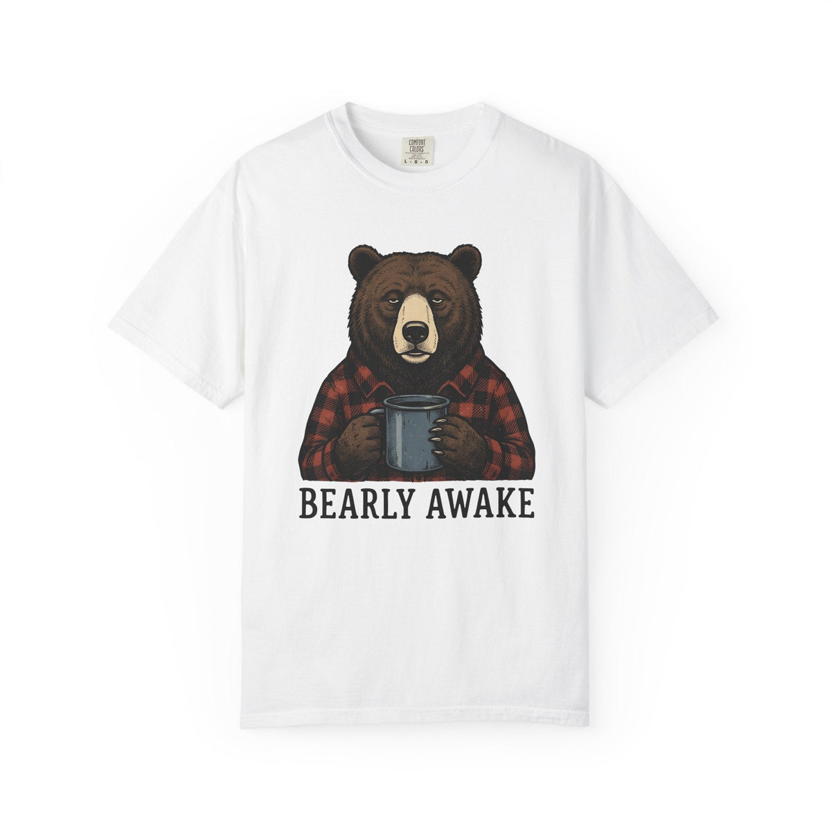 Mug Bear Shirt Christmas Cappuccino Unisex Gift Farmhouse Tee Teddy Bear T-Shirt