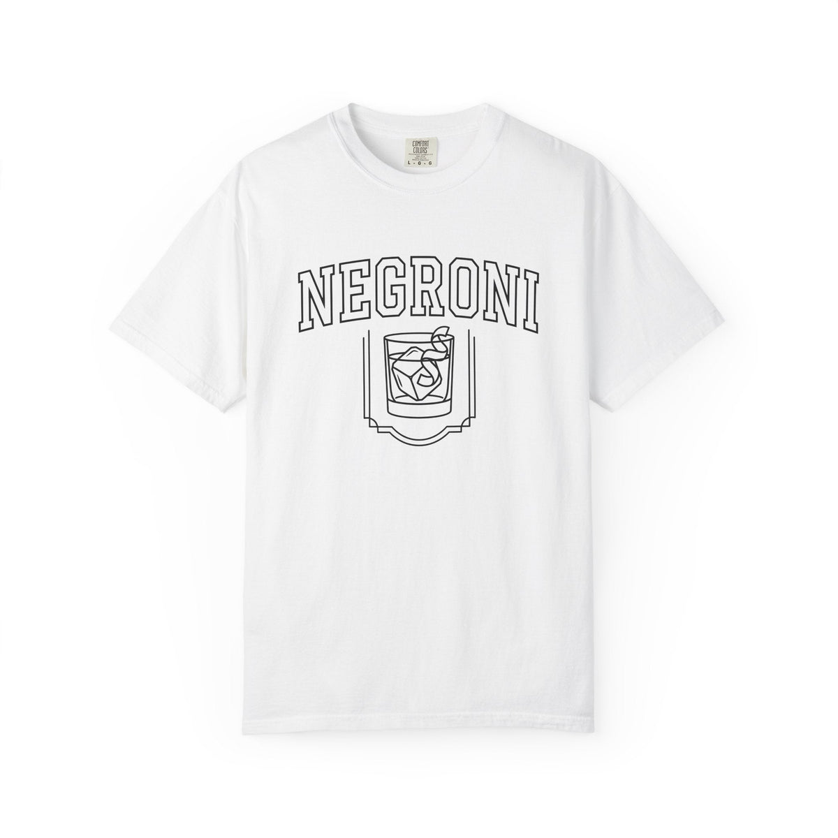 Martini Glass Shirt Drinks Pub Unisex Gift Outline Tee product image 1