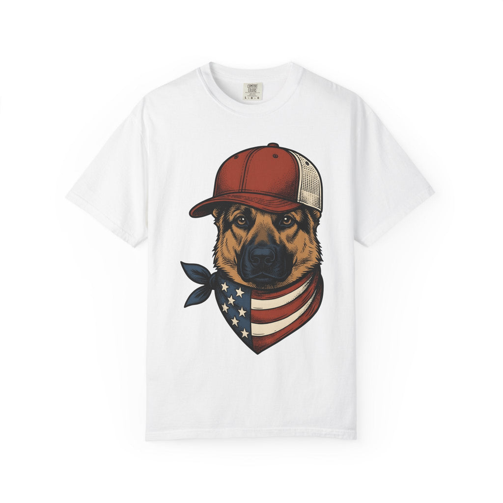 German Shepherd Dog Shirt America Patriotic Unisex Gift product image 1