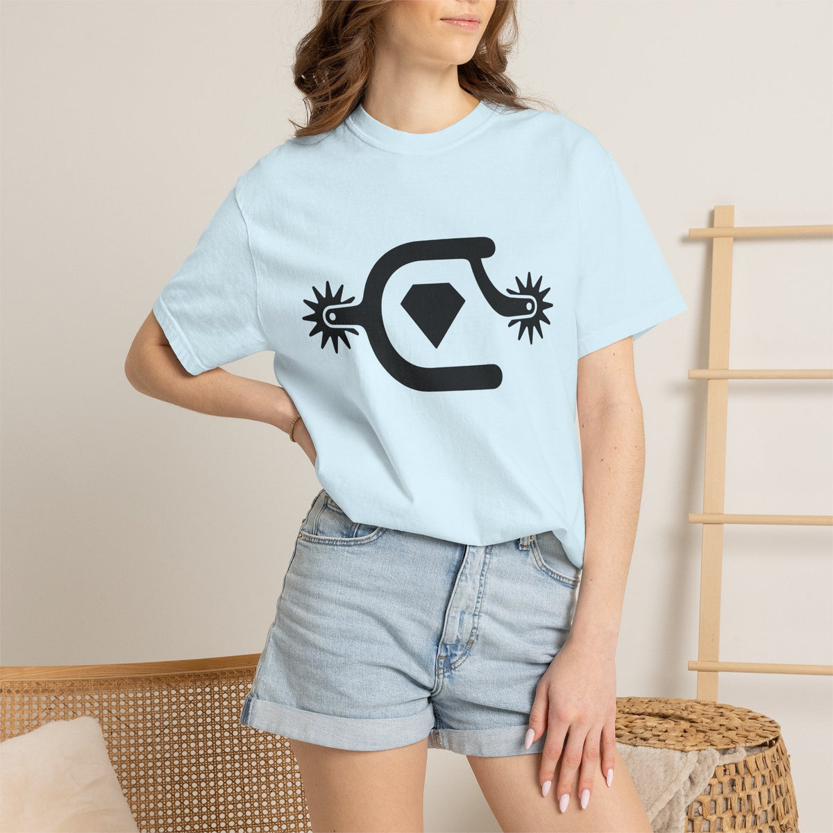 Cowboy Spurs Shirt Cowgirl Gift for Women Line Art Tee product image 9
