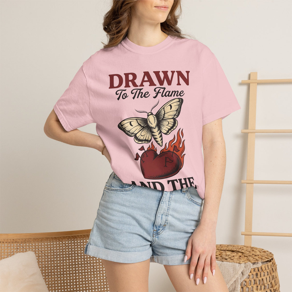 Moth Love Flame Shirt St. Valentine's Day Comedy Unisex product image 12
