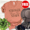 Stronger than the Storm V-Neck - 0