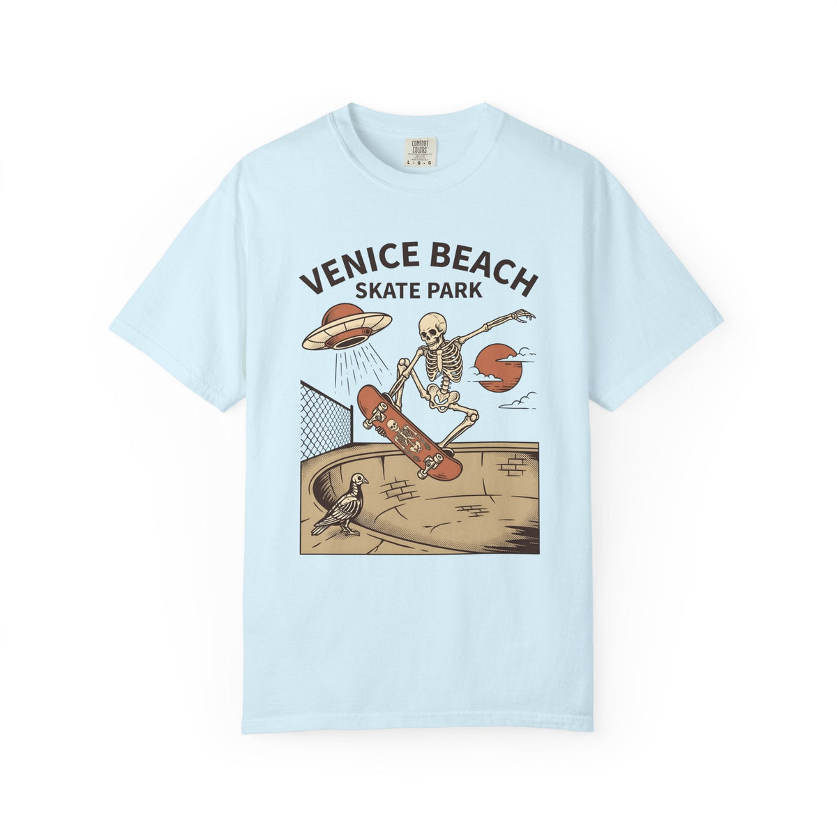 Skeleton Longboard Shirt Skateboarding Casual Wear Unisex product image 2