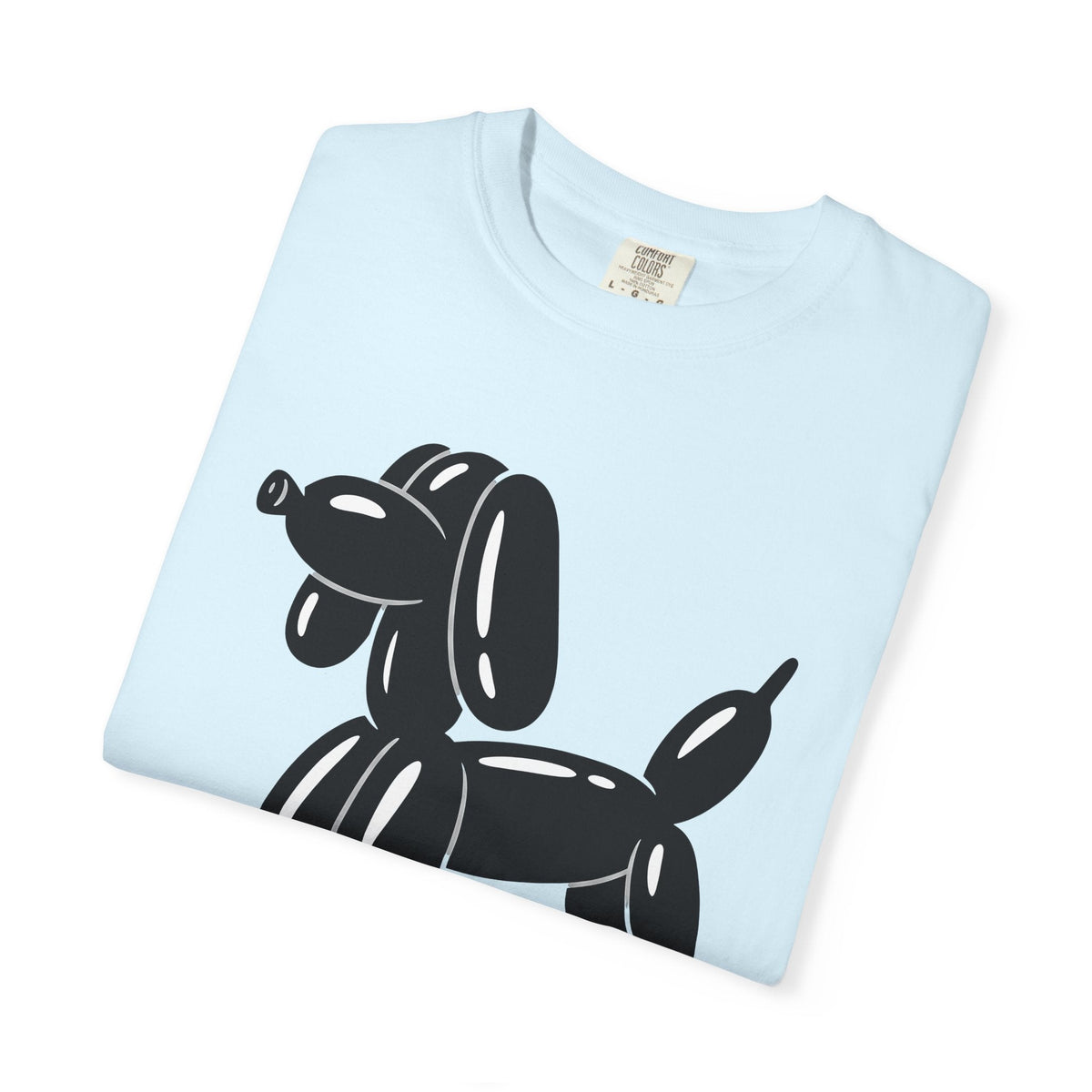 Balloon Puppy Shirt Cute Pets Unisex Gift Simple Tee Dog product image 8