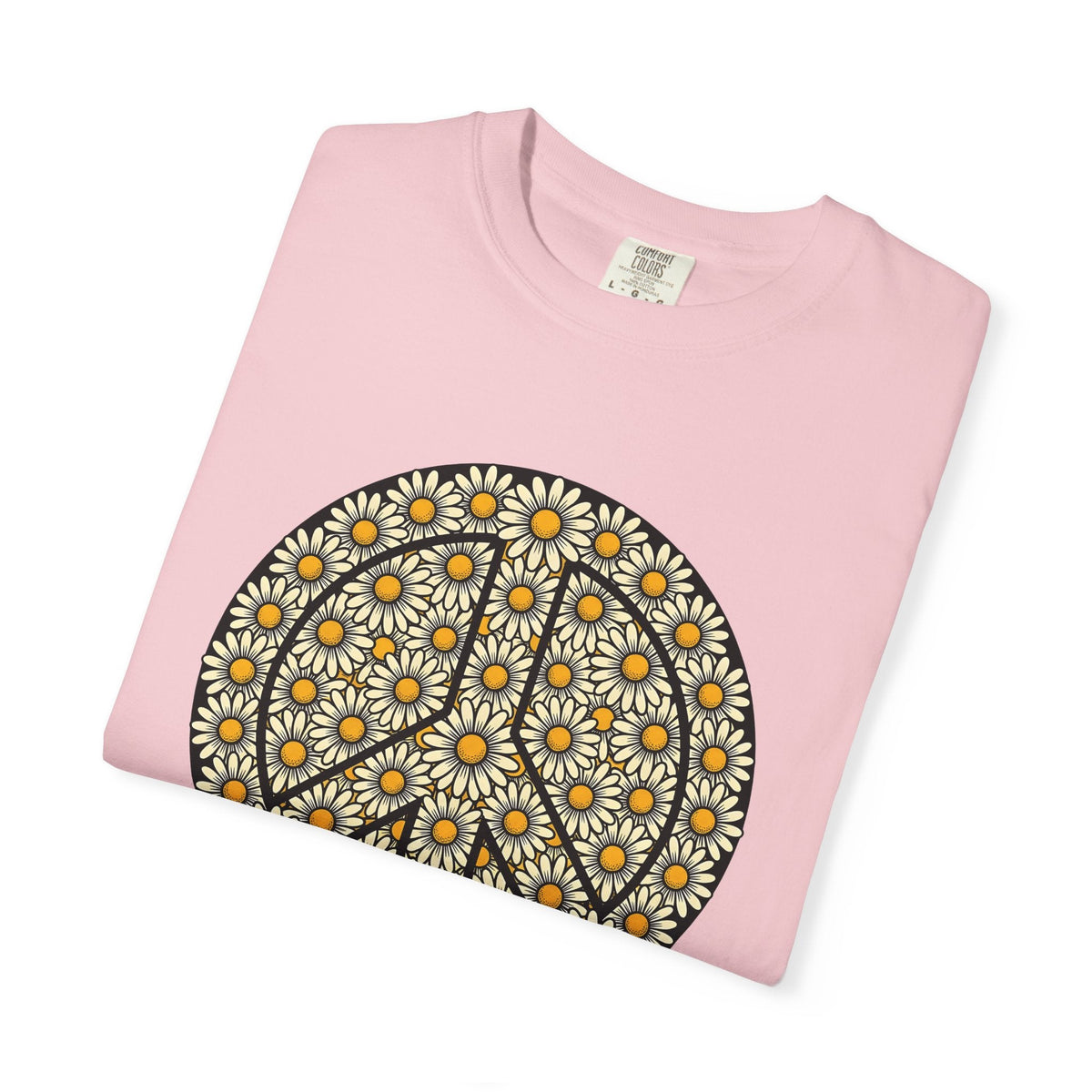 Daisy Peace Sign Shirt Hippie Flower Unisex Gift Boho Tee product image 11