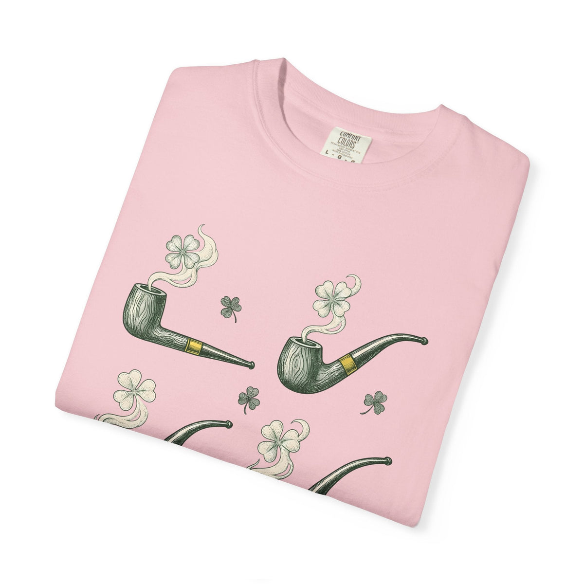 Tobacco Pipe Clover Shirt St Patrick's Day Celtic Unisex product image 11