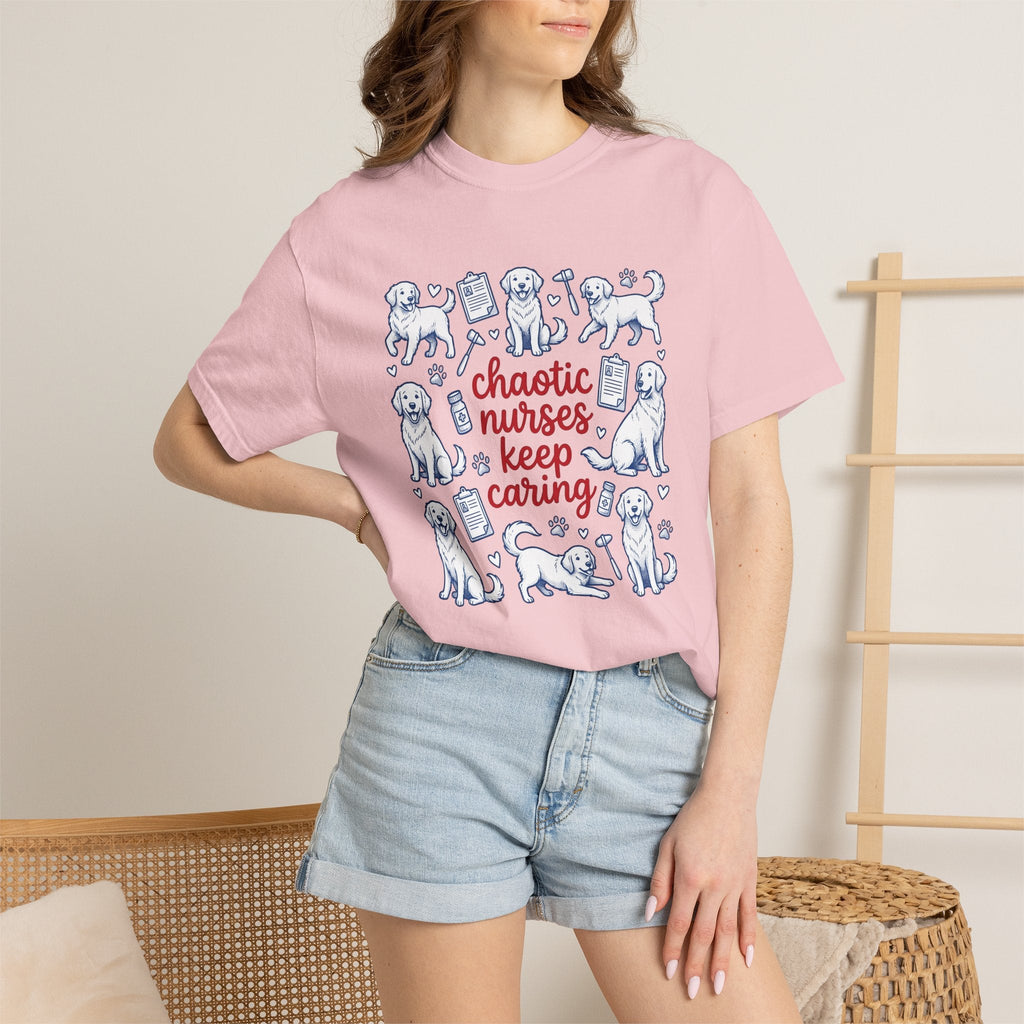 Golden Retrievers Doodle T-Shirt – Nurse Dog Lover Cartoon product image 12