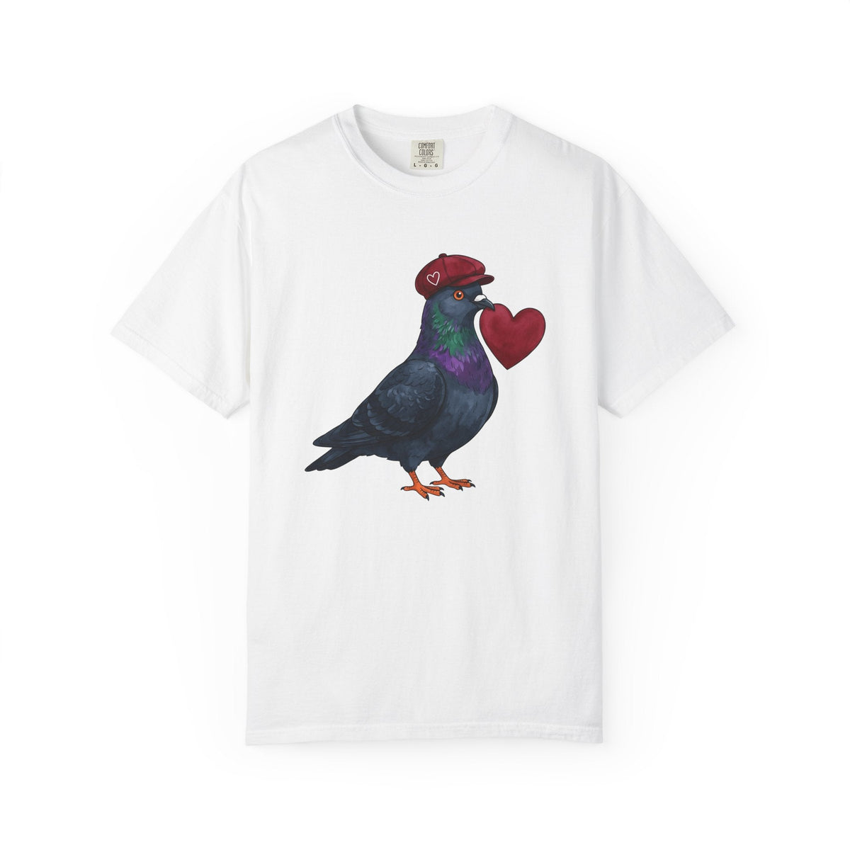 Pigeon Heart Shirt St. Valentines Day Love Unisex Gift product image 1