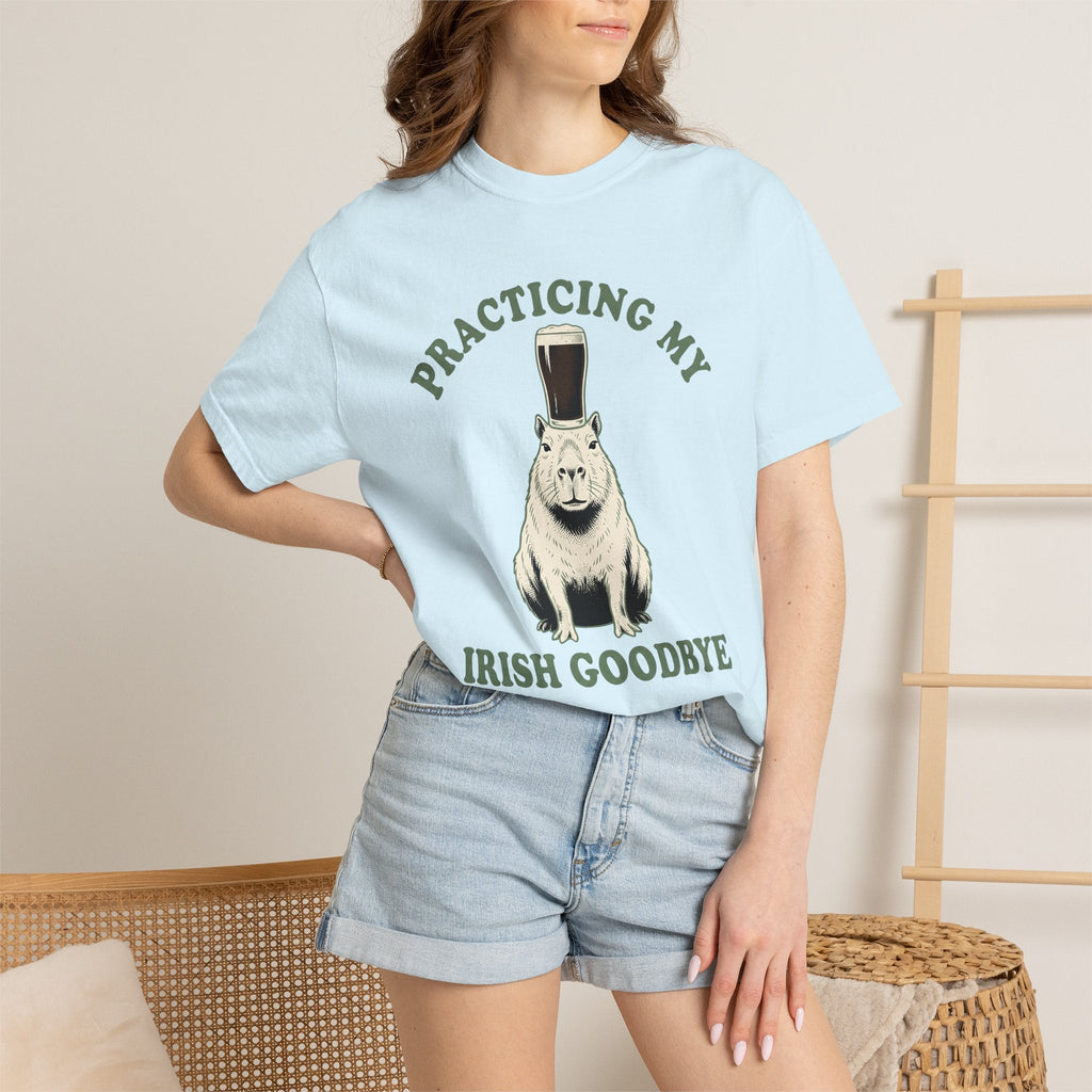 Capybara Ale Shirt St Patricks Day Pet Unisex Gift Retro product image 9