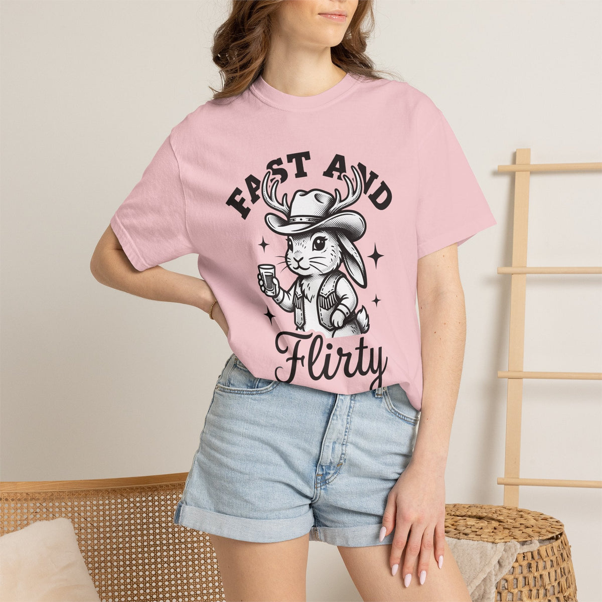Antler Cowboy Shirt Cowgirl Creatures Gift for Women Rustic product image 12