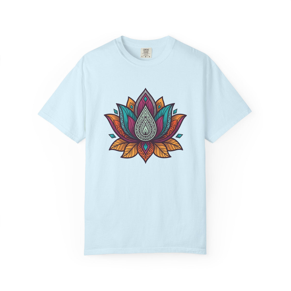 Mandala Lotus Shirt Boho Chic Yoga Unisex Gift Tee Sacred product image 2