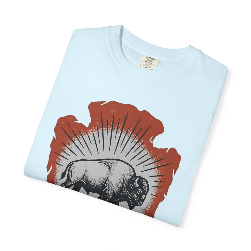 Buffalo Design Shirt Animal Wilderness Unisex Gift Retro product image 8