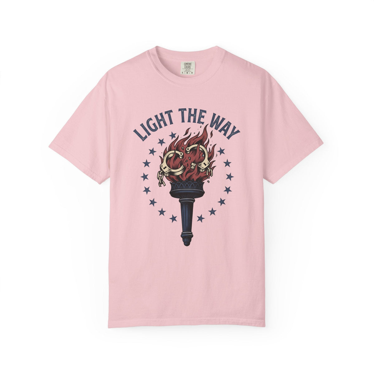 Freedom Torch Shirt America Liberty Unisex Gift Retro Tee product image 3