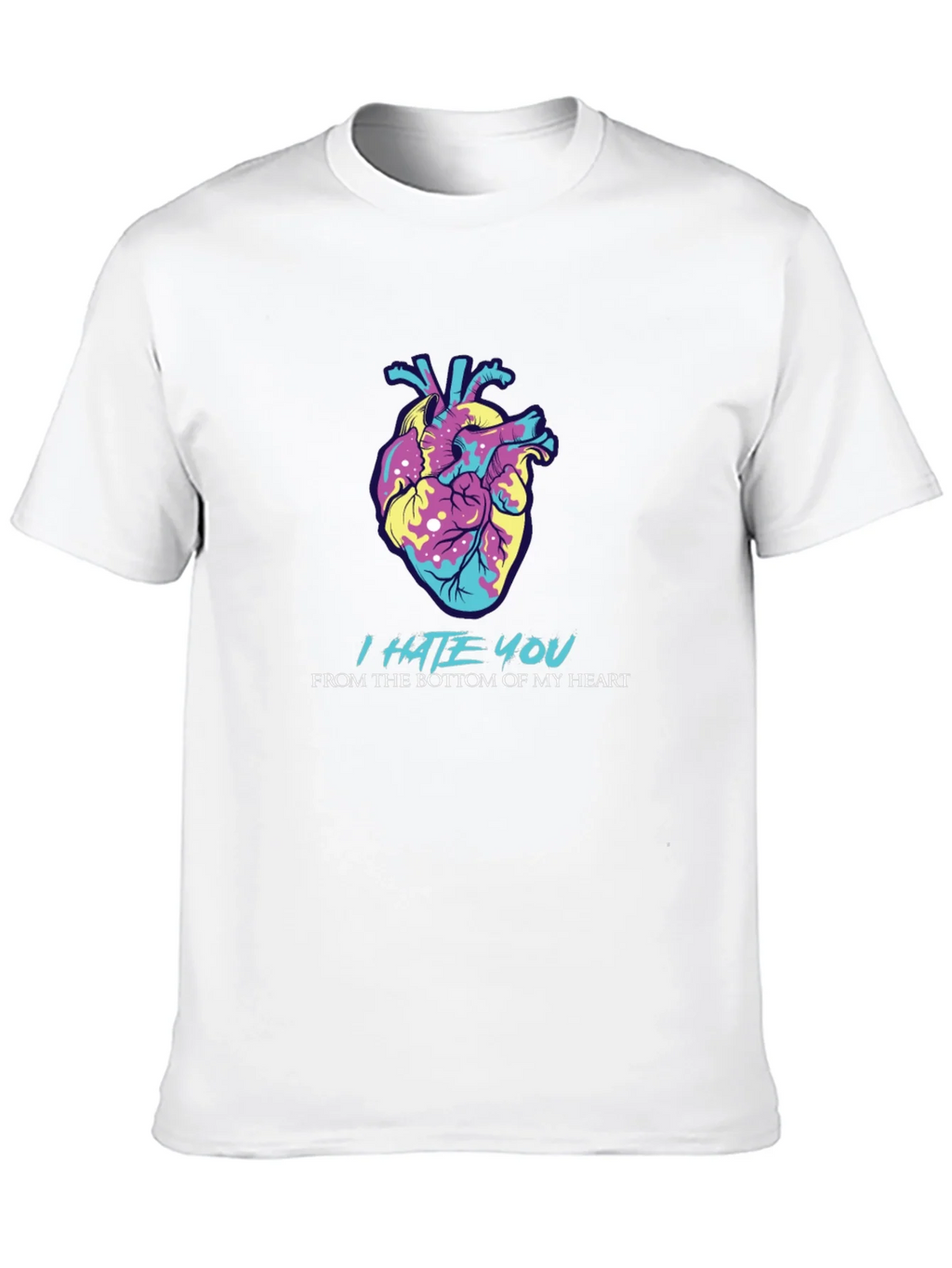 I Hate You Heart Graphic Tee - Express Yourself product image 2