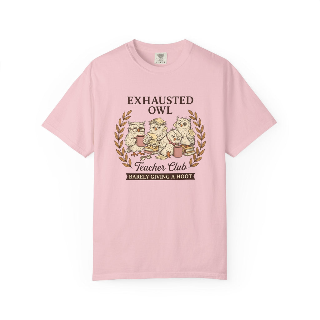 Sleepy Owls Line Art T-Shirt – Funny Teacher Educator product image 3
