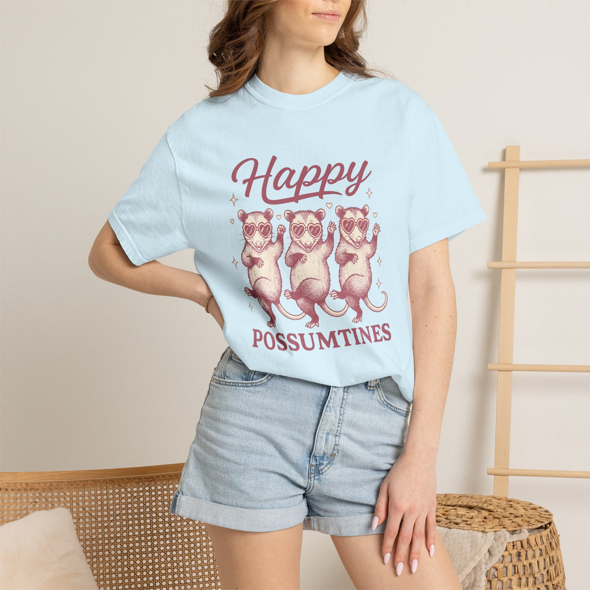 Opossum Group Shirt Valentine Wildlife Unisex Gift Sketch product image 9