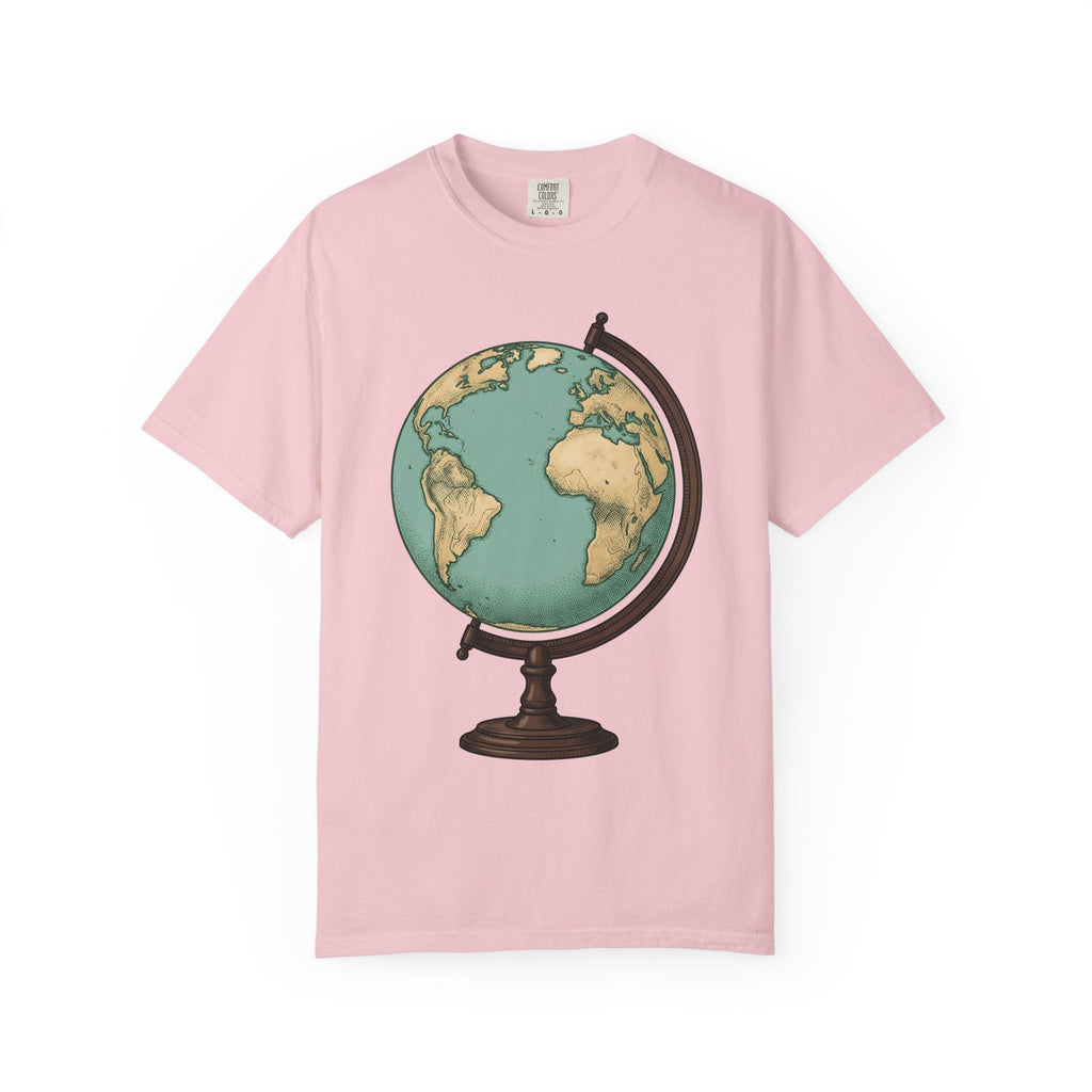 Earth Globe Shirt Travel Maps Unisex Gift Retro Tee World product image 3