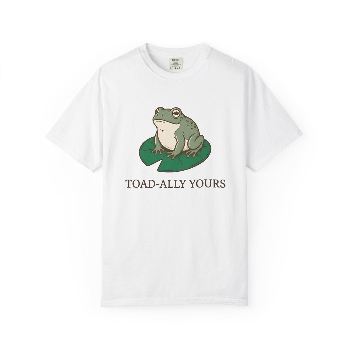 Frog Water Lily Shirt Valentines Wildlife Unisex Gift Comic product image 1
