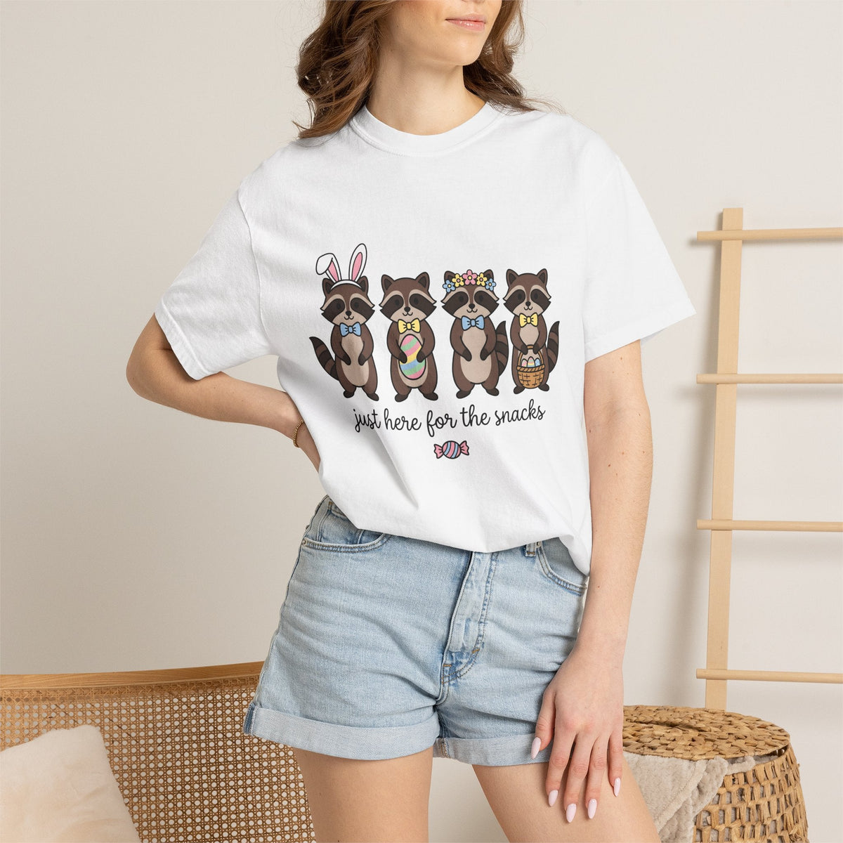 Raccoon Family Shirt Easter Pets Unisex Gift Sweet Tee product image 6