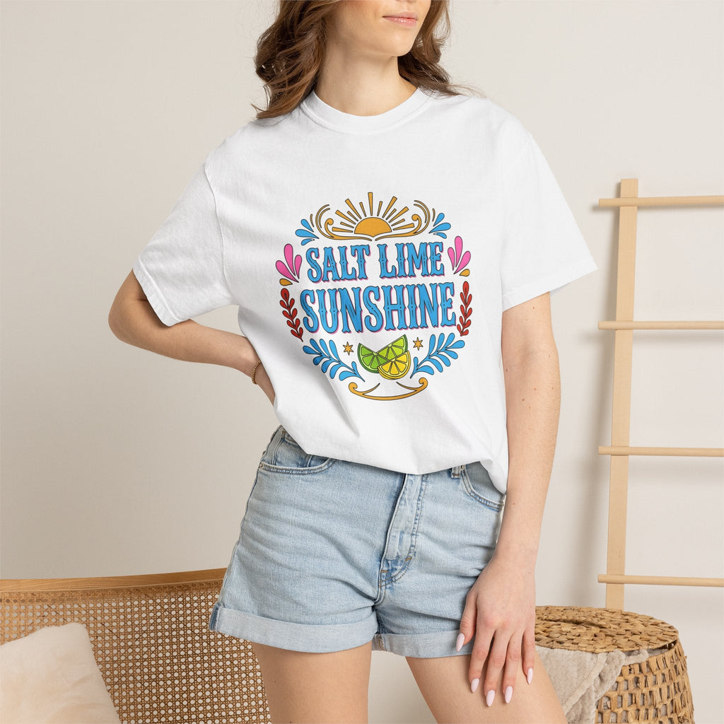 Lime Fruit Slice Shirt Summer Travel Unisex Gift Folk Tee product image 6