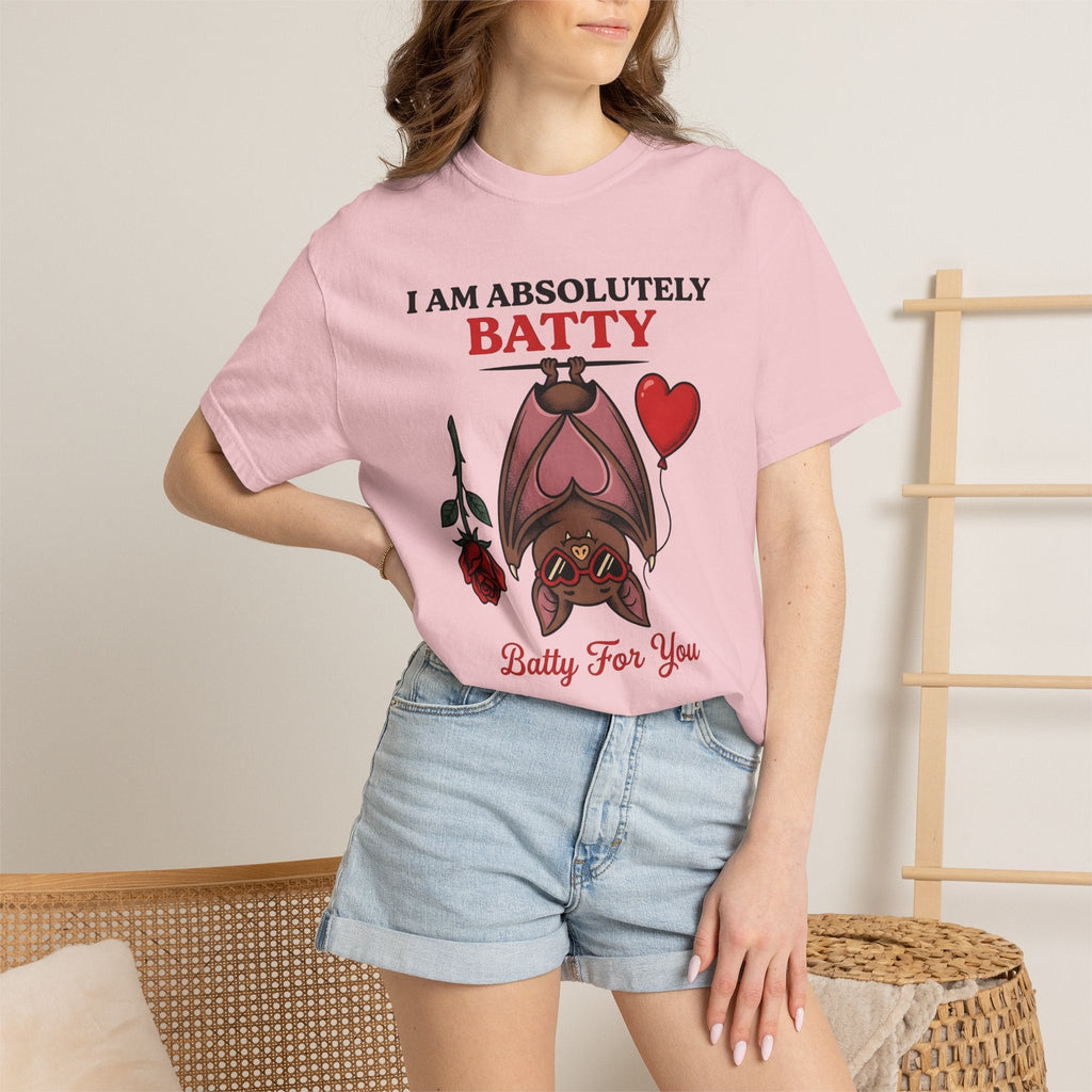 Bat Love Shirt Valentine Wildlife Unisex Gift Comic Tee product image 13