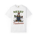 Raccoon Christmas Cartoon T-Shirt – Funny Holiday Trash product image 1