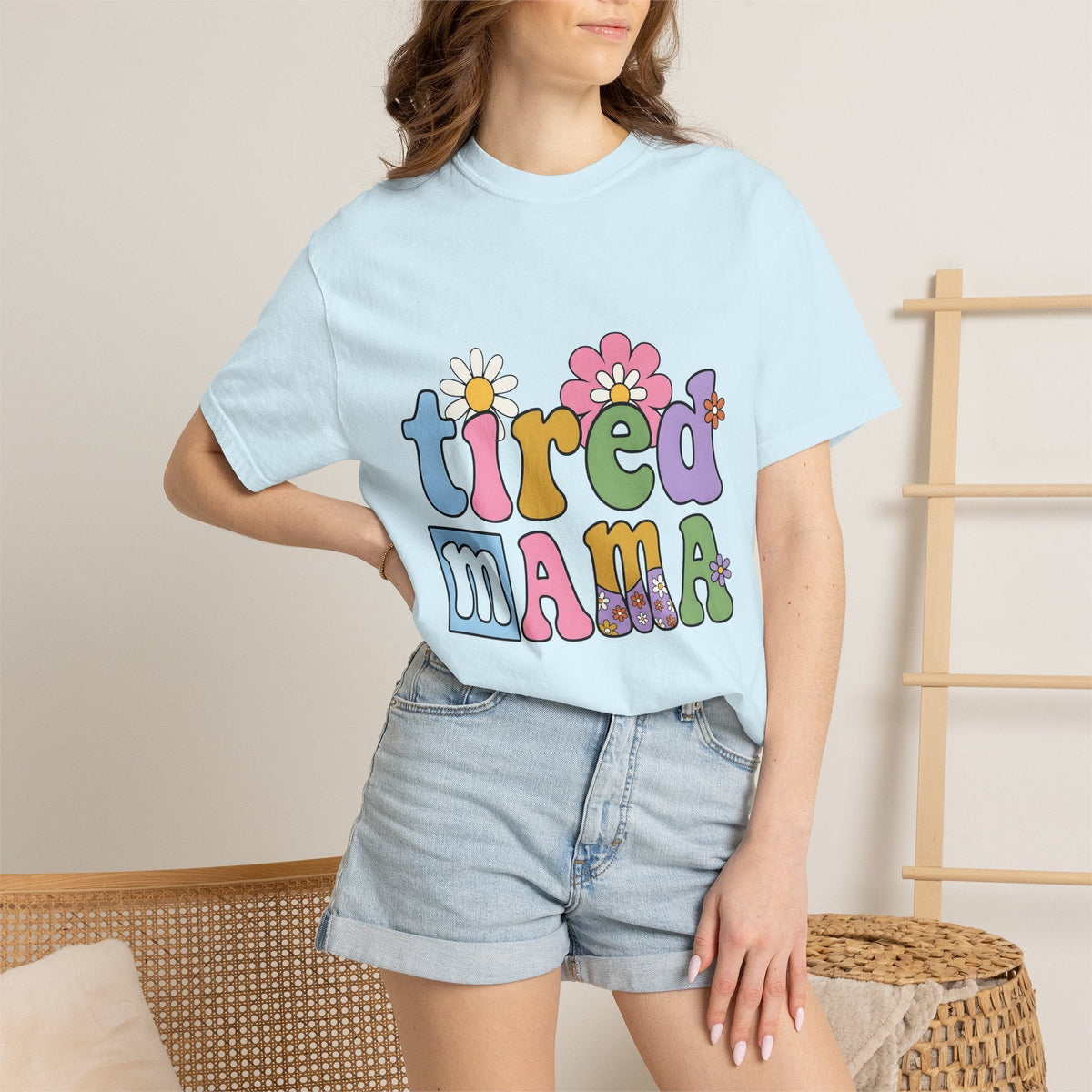 Daisy Bloom Font Shirt Moms Kid Care Gift for Women Hippie product image 9
