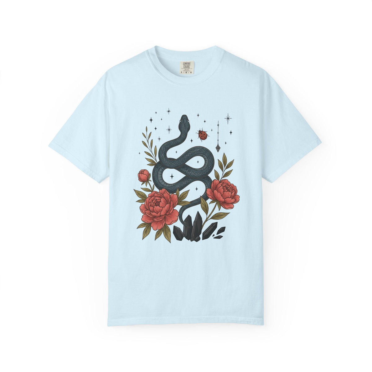 Serpent Bloom Shirt Boho Chic Esoteric Unisex Gift product image 2