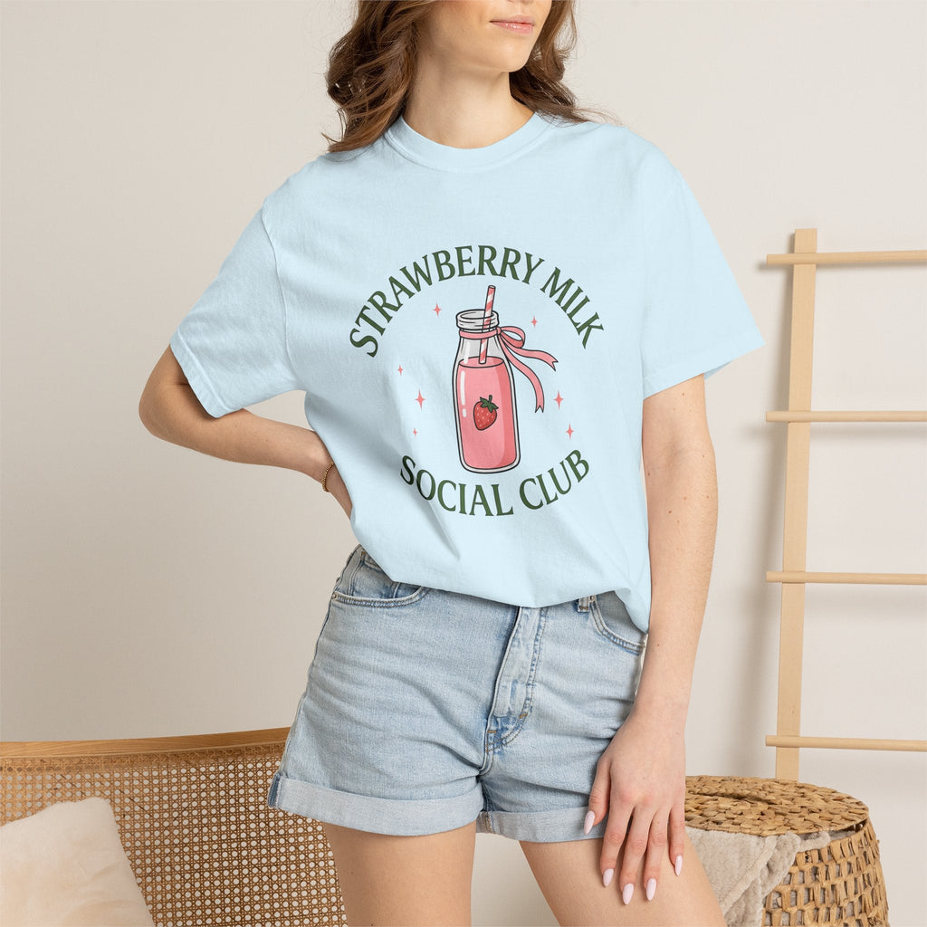 Strawberry Milk Bottle Shirt Desserts Beverage Unisex Gift product image 9
