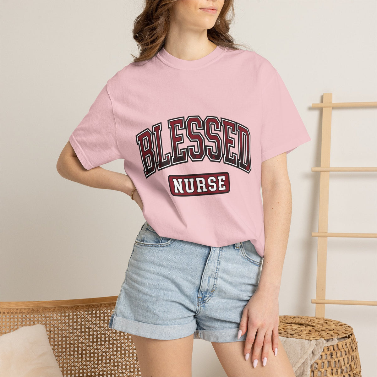 Varsity School Writing Shirt Nurse Recognition Unisex Gift product image 12