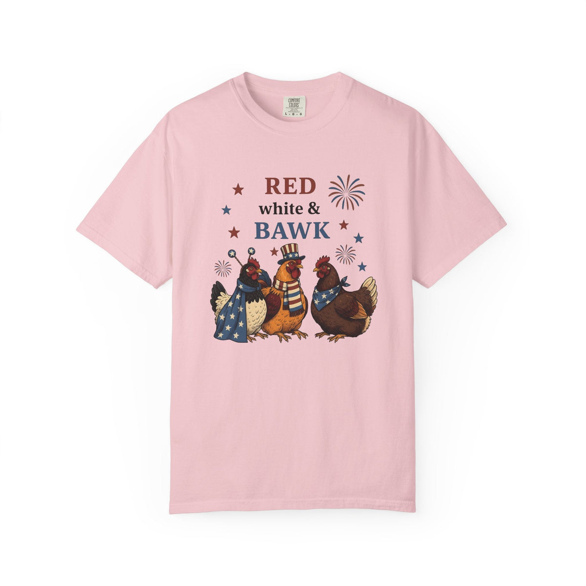 Freedom Chickens Shirt 4th Of July Homestead Unisex Gift product image 3