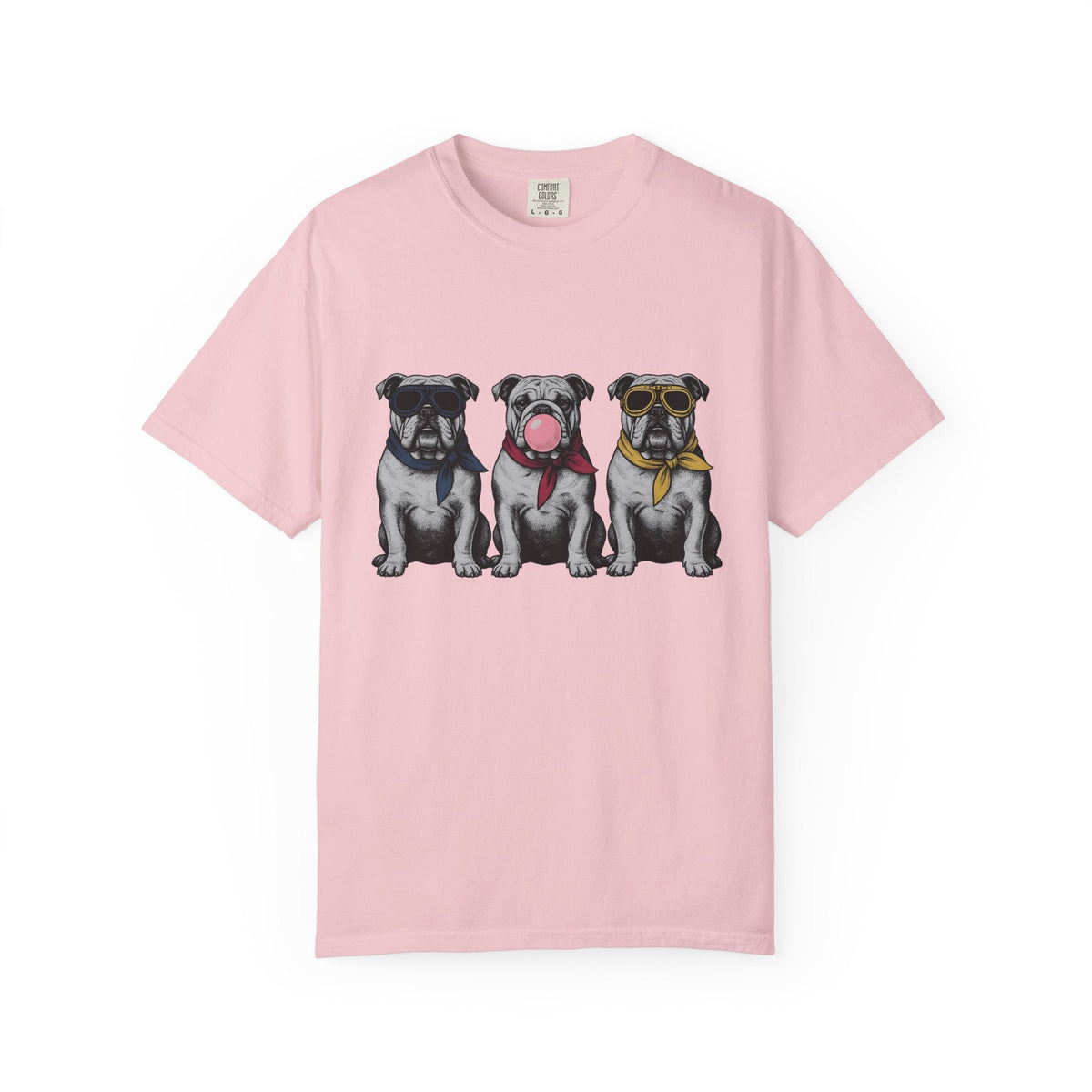 Bulldog Pack Shirt Dog Funny Gift Women Retro Tee T-Shirt product image 3