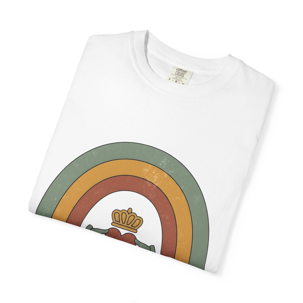 Claddagh Rainbow Shirt St Patrick's Day Celtic Unisex Gift product image 5
