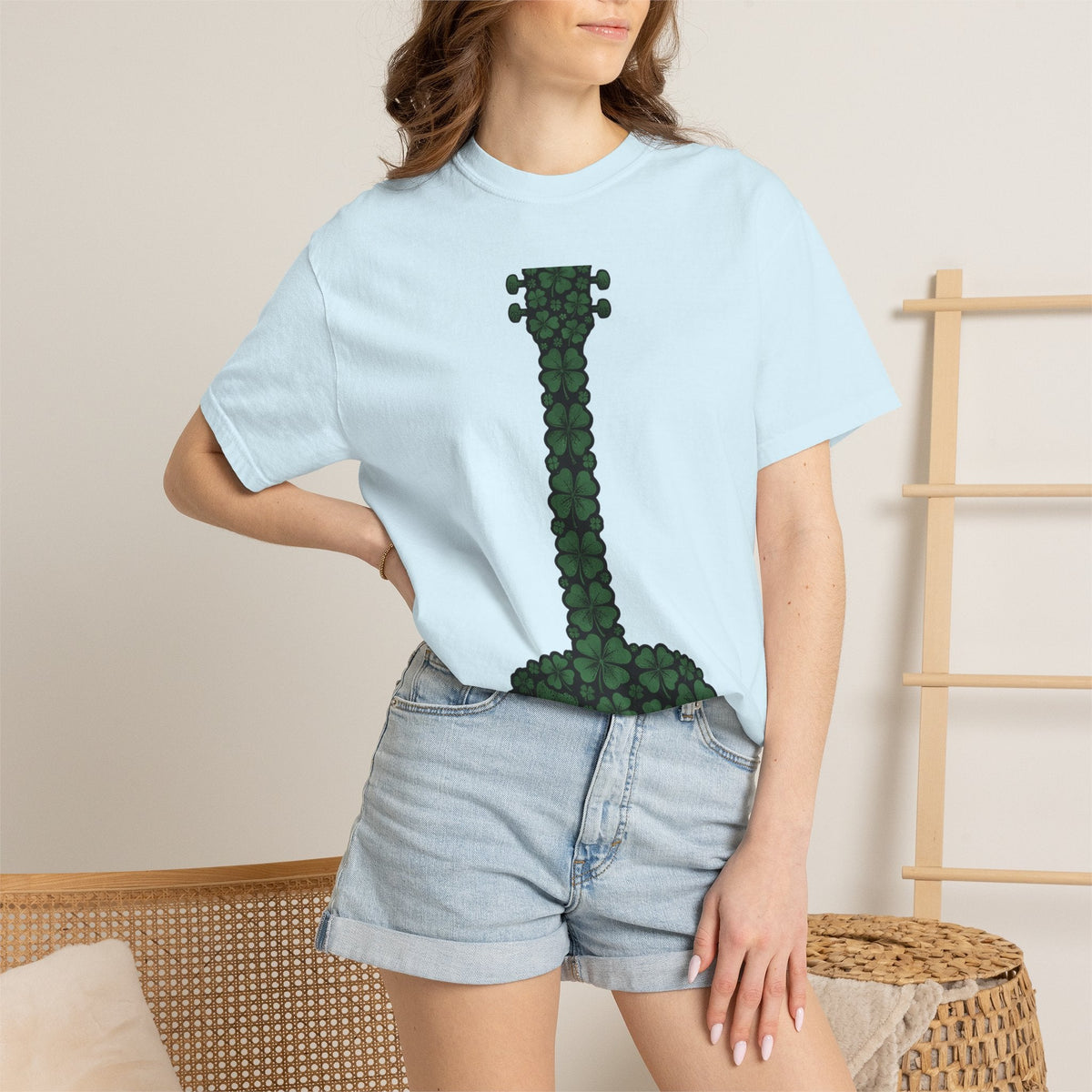 Shamrock Guitar Shirt St Patrick's Day Sound Unisex Gift product image 9