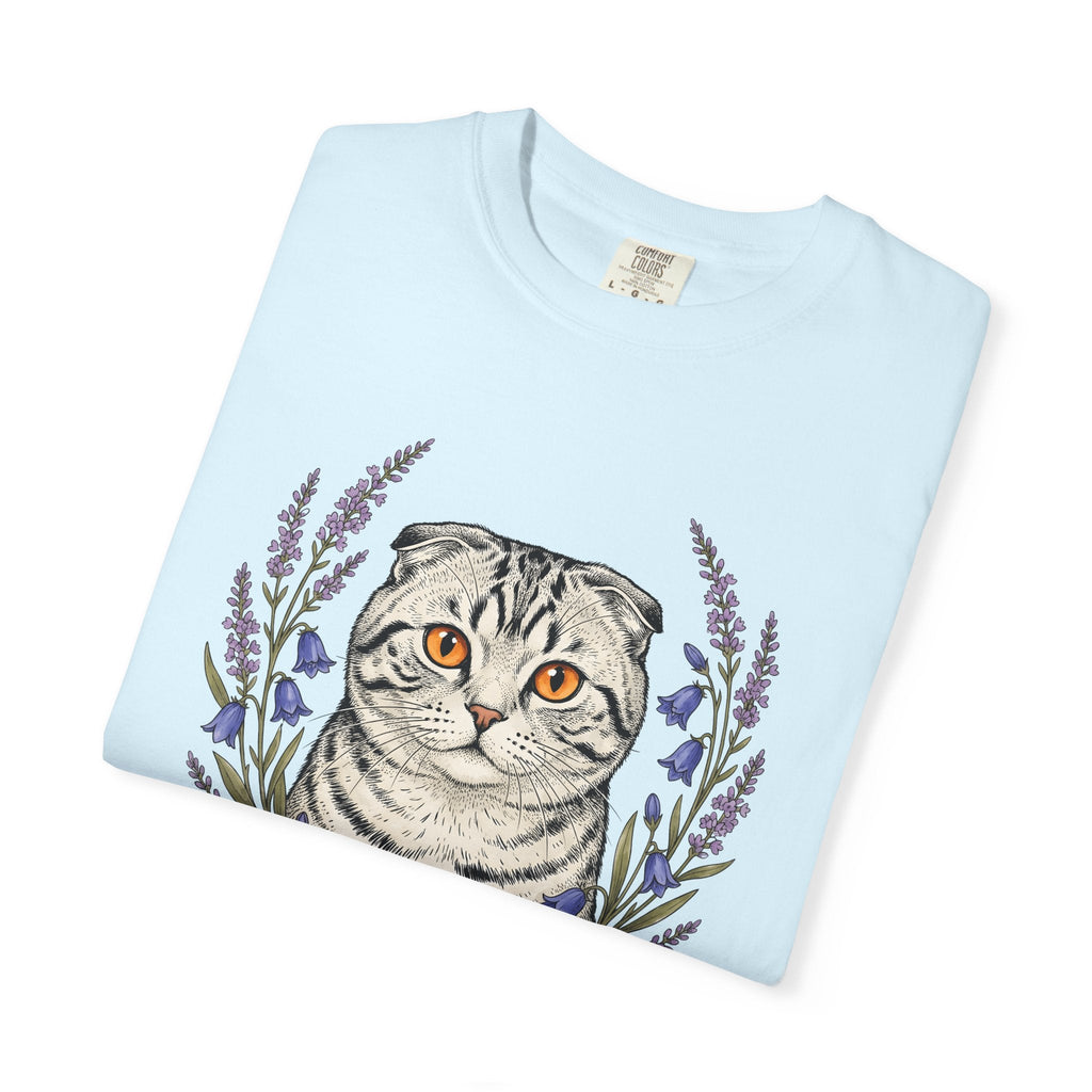Striped Cat Shirt Botanicals Unisex Gift Sketch Tee Tabby product image 8