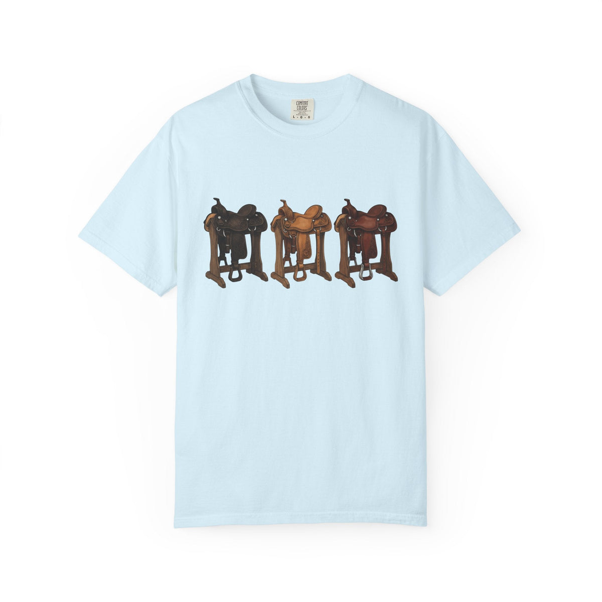Rodeo Saddles Shirt Cowgirl Ranch Gift for Women Line Art product image 2
