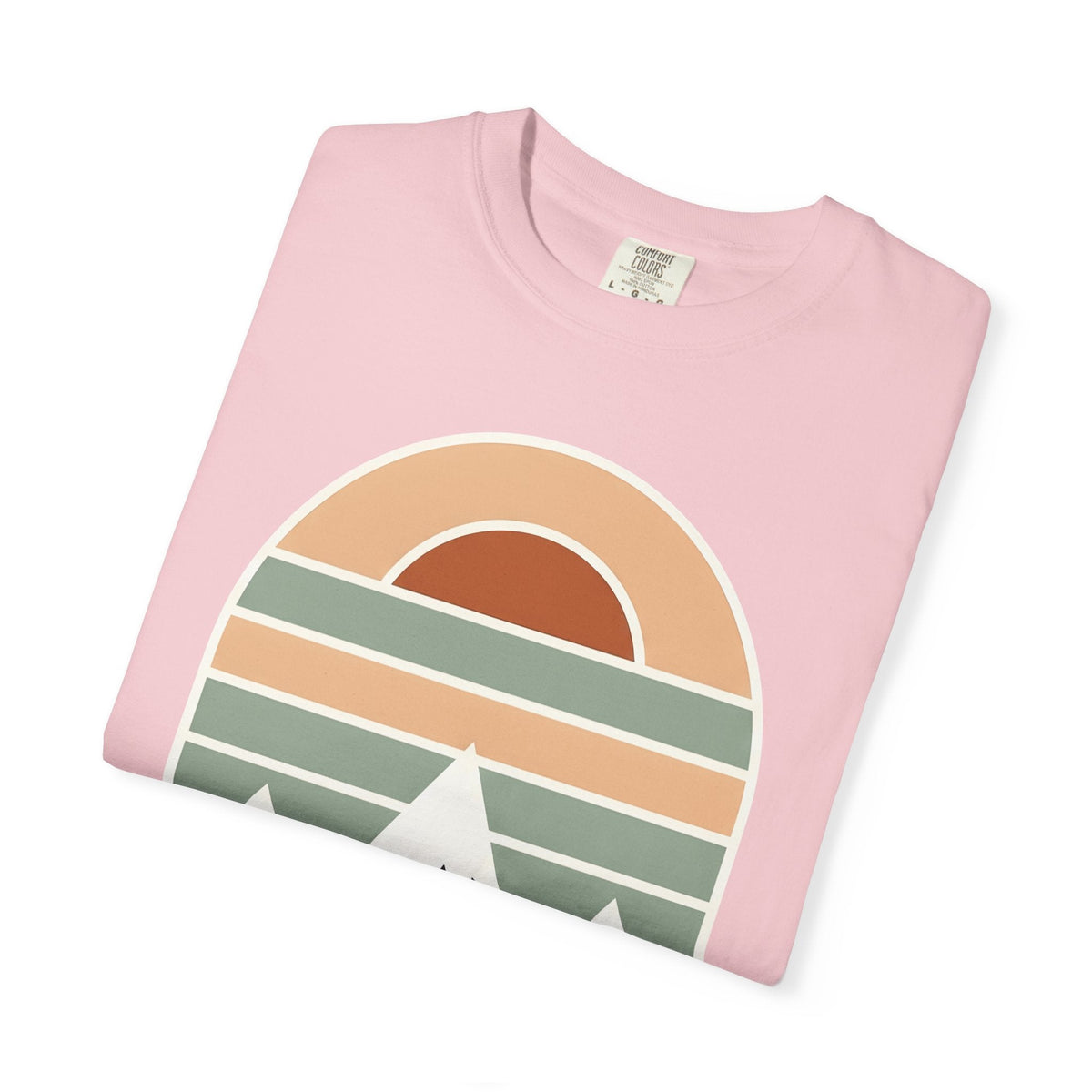 Mountain Twilight Shirt Nature Adventure Unisex Gift Flat product image 11