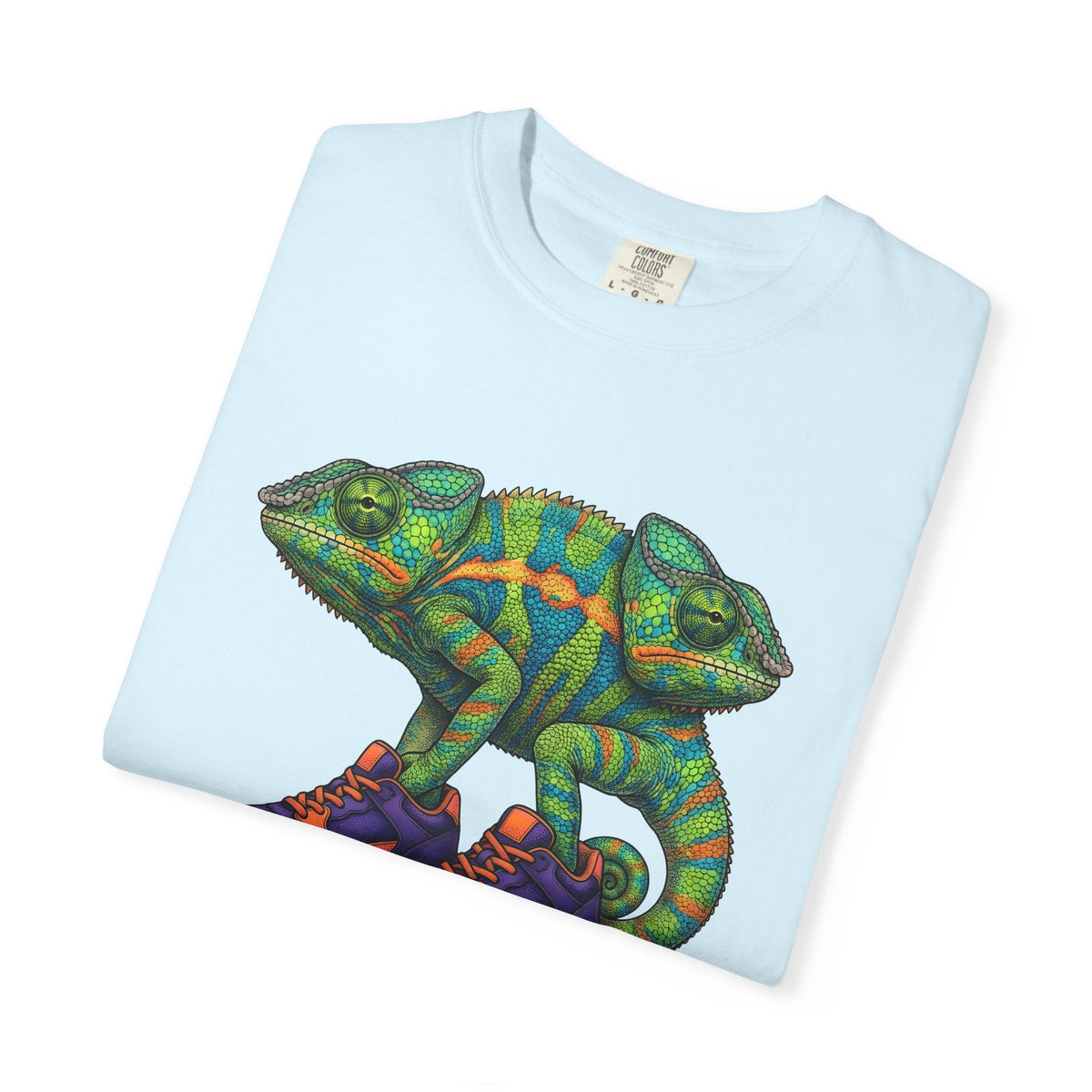 Chameleon Sneakers Shirt Animals Reptile Unisex Gift Vibrant Graphic Tee Custom