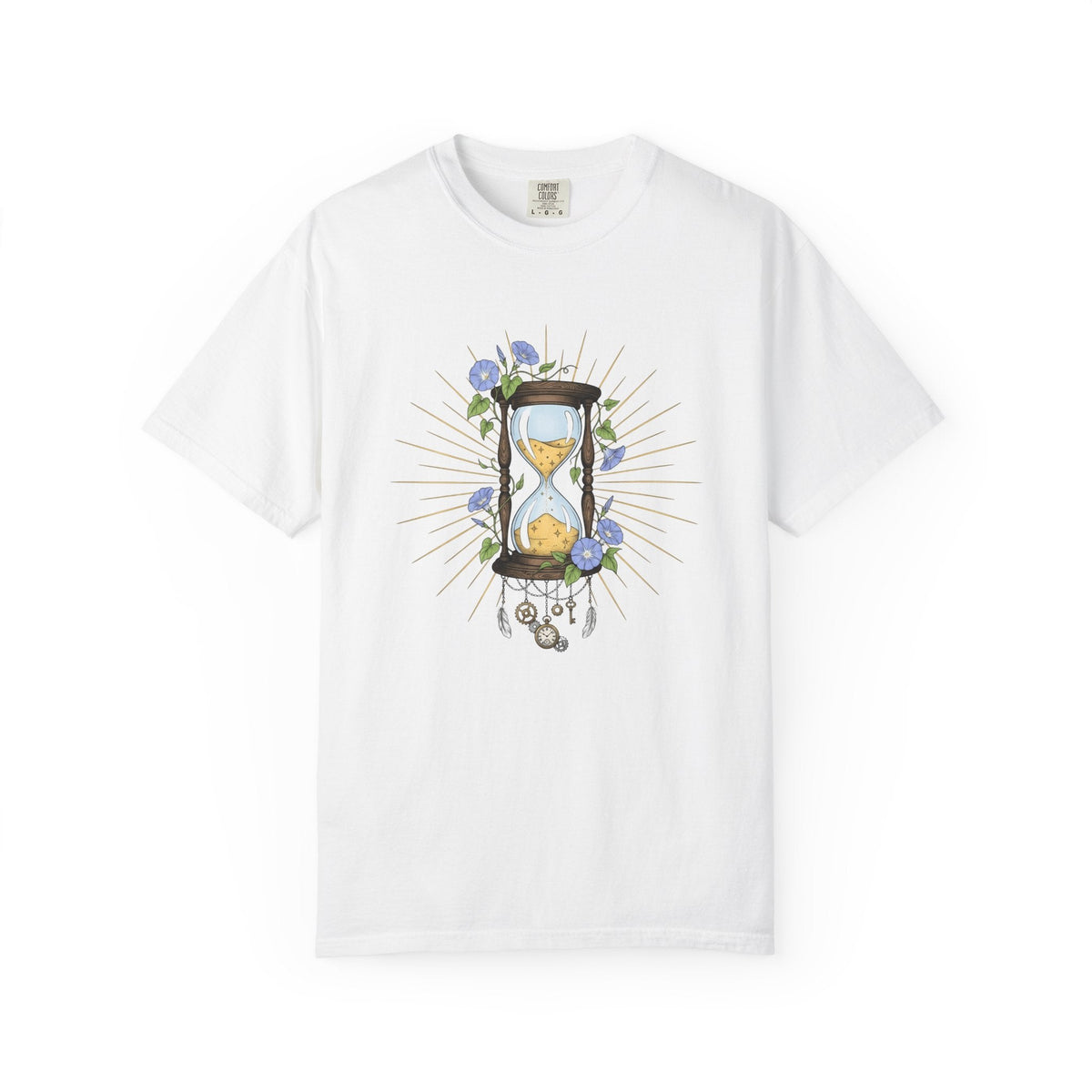 Hourglass Floral Shirt Boho Chic Celestial Unisex Gift Tee product image 1