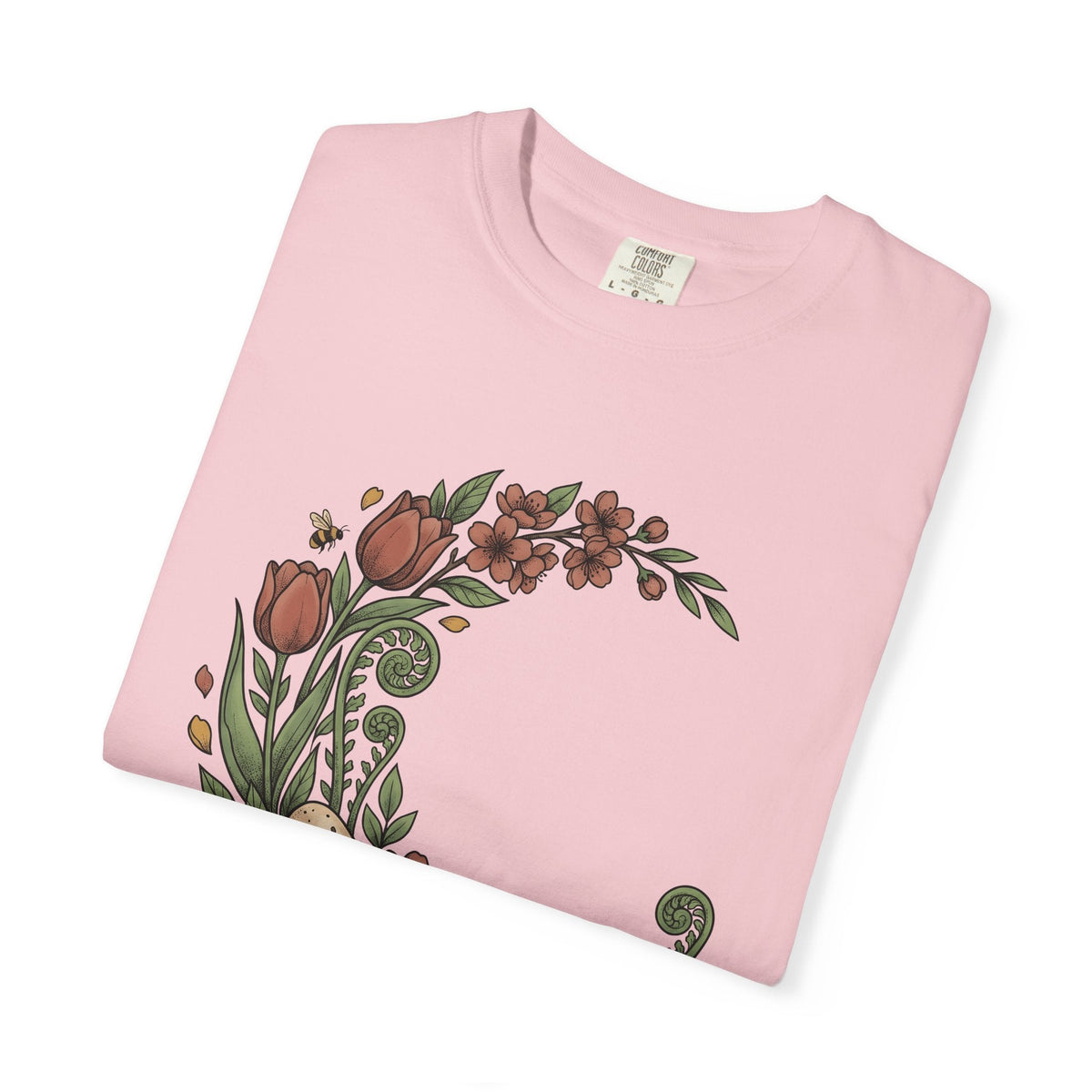 Bloom Egg Shirt Spring Festivity Unisex Gift Natural Tee product image 11