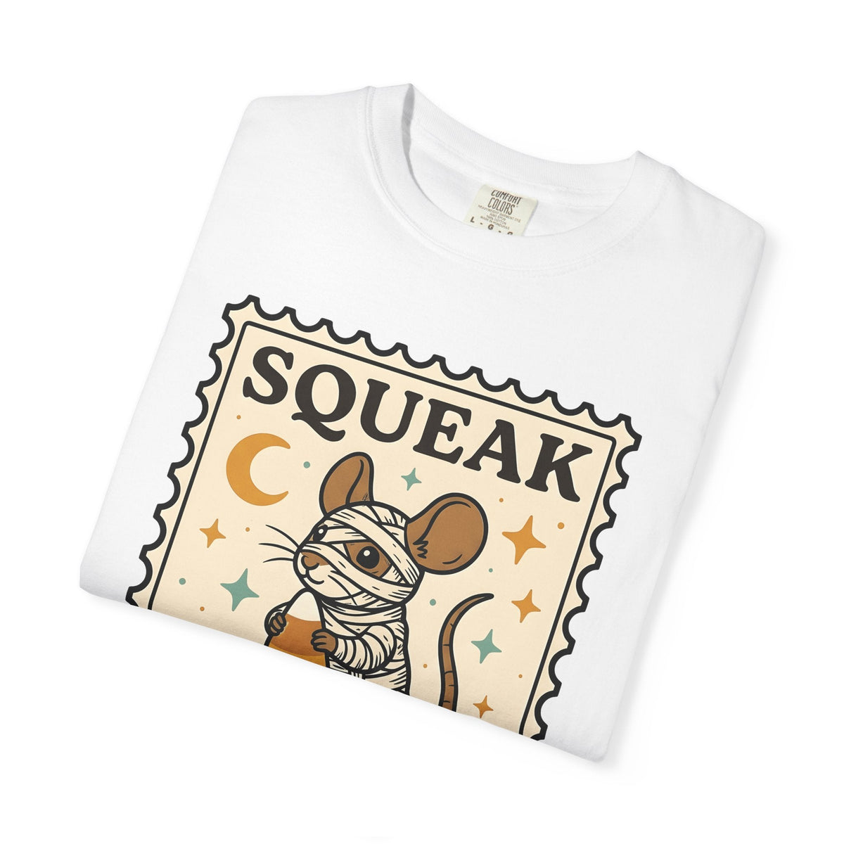 Mummy Mouse Charming T-Shirt – Cute Halloween Wildlife product image 6
