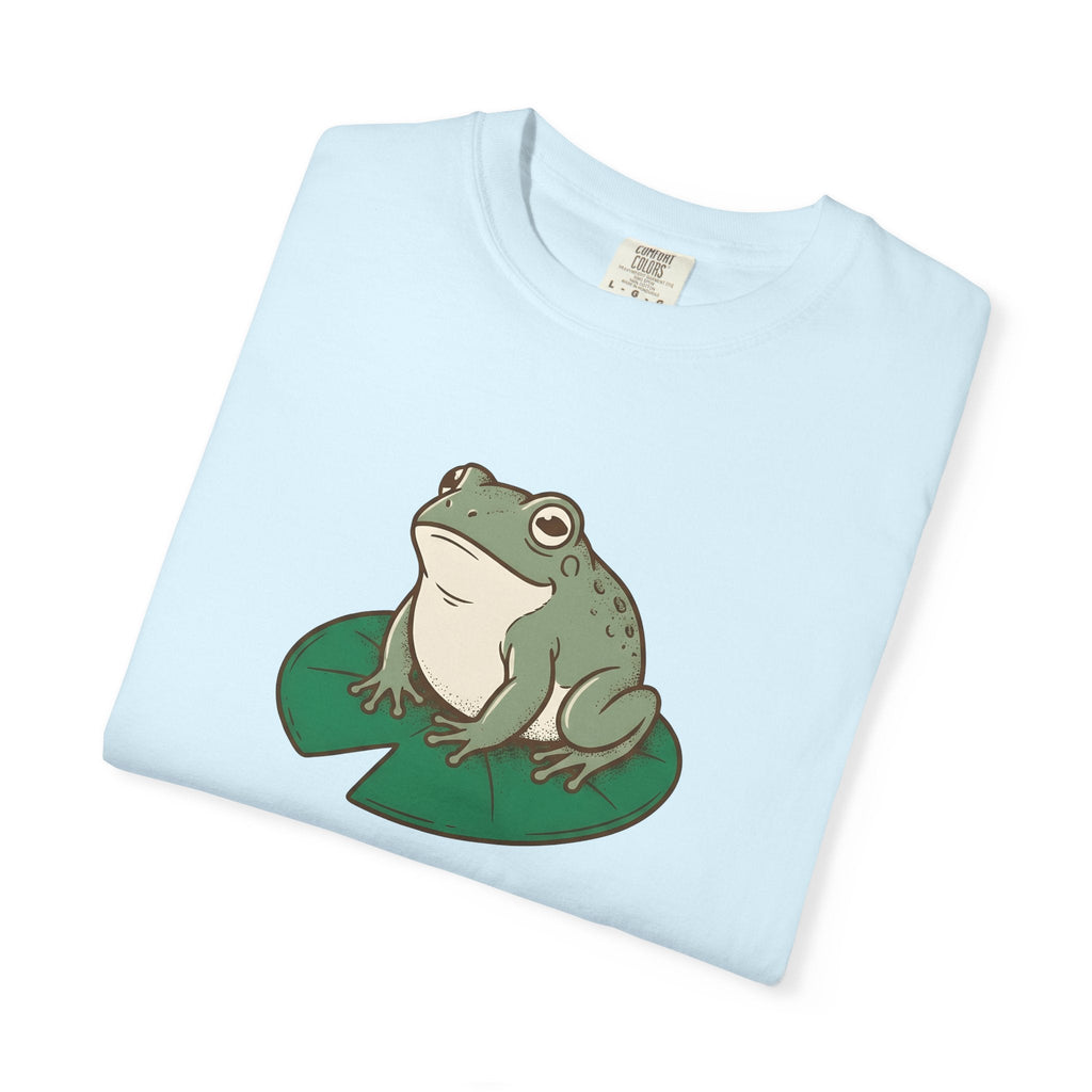 Frog Water Lily Shirt Valentines Wildlife Unisex Gift Comic product image 8