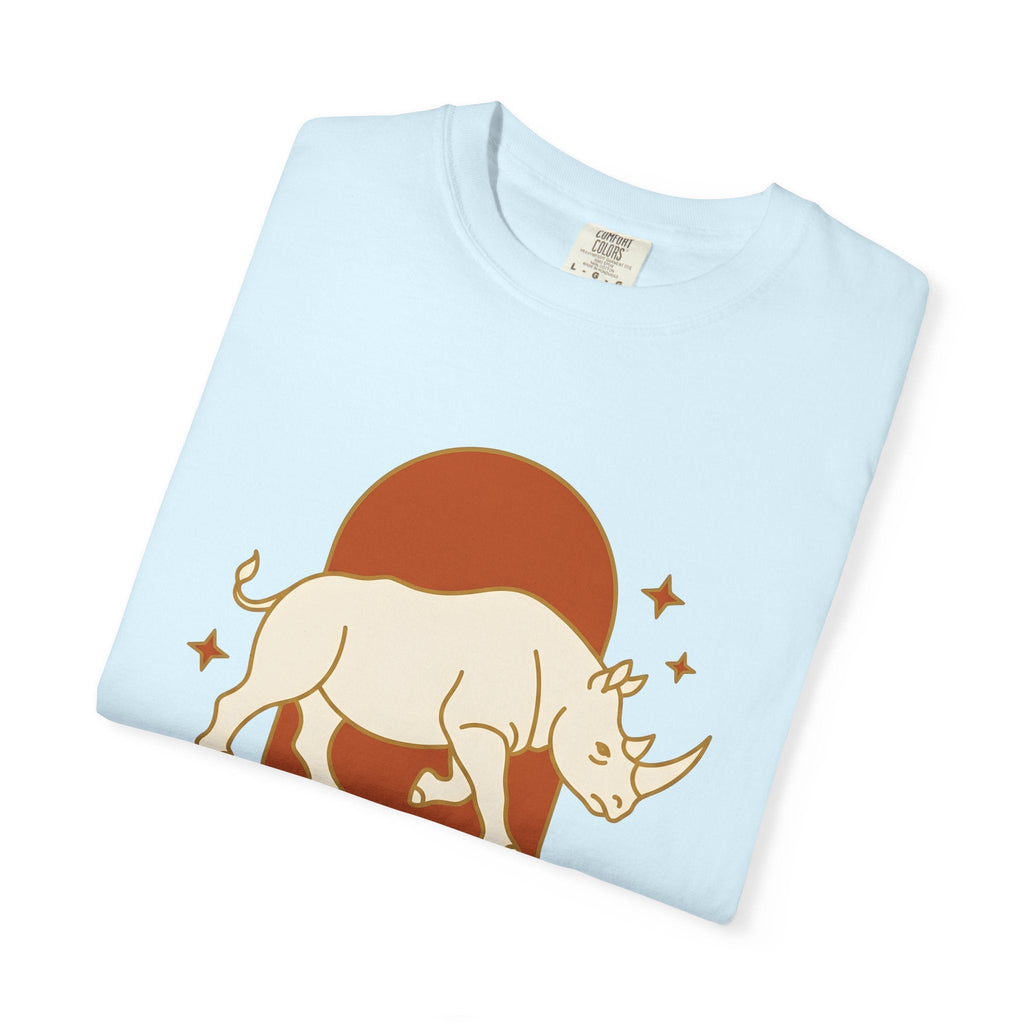 Rhino Art Shirt Sports Training Unisex Gift Plain Tee product image 8