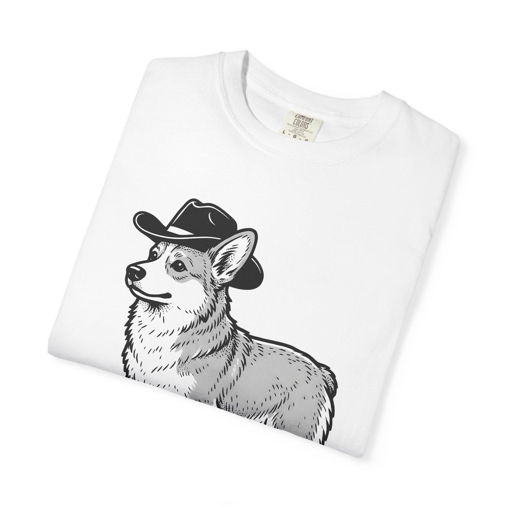 Corgi Pet Shirt Cowgirl Animal Gift for Women Cartoon Tee product image 5
