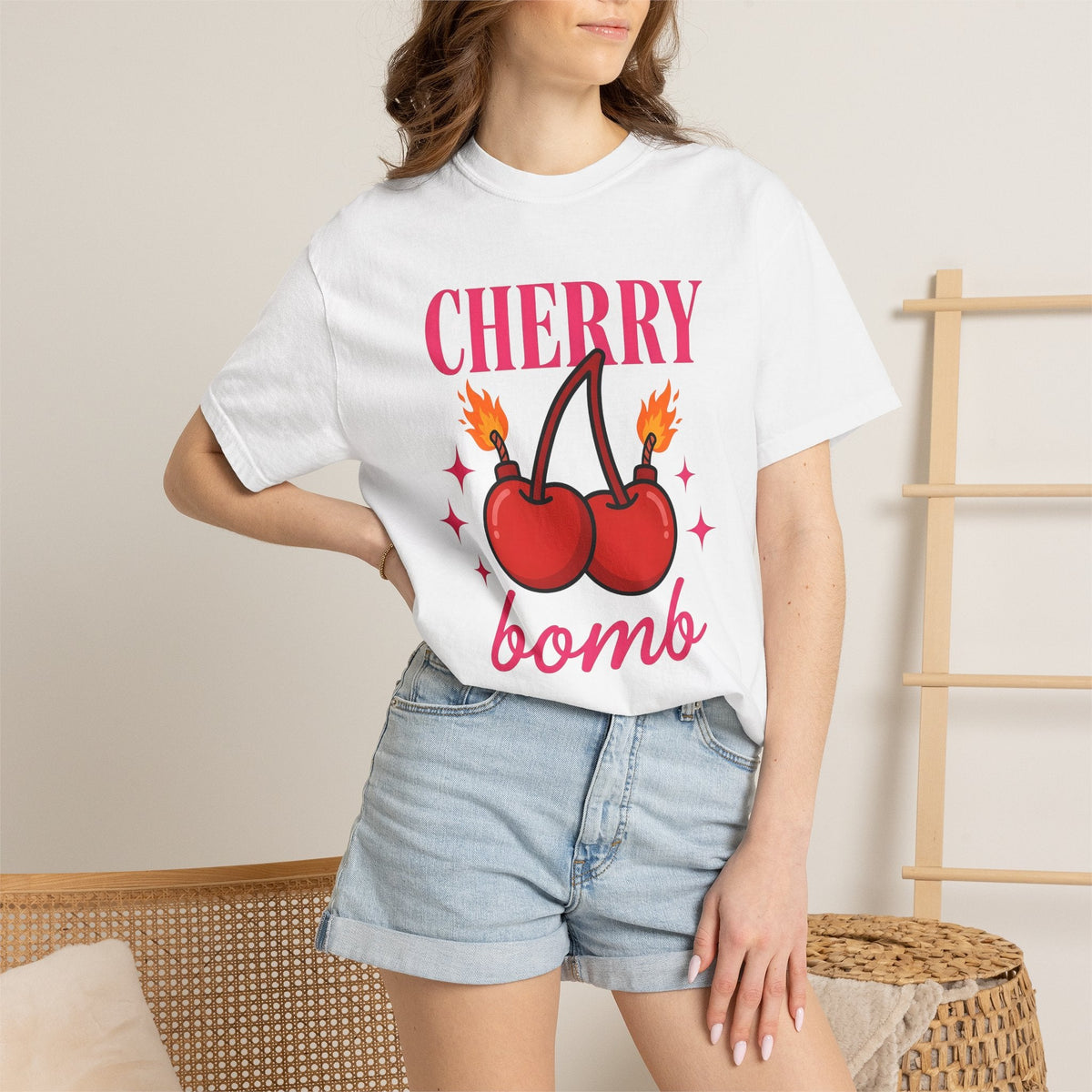 Cherry Bomb Illustration Shirt St Valentine's Day Partners product image 6