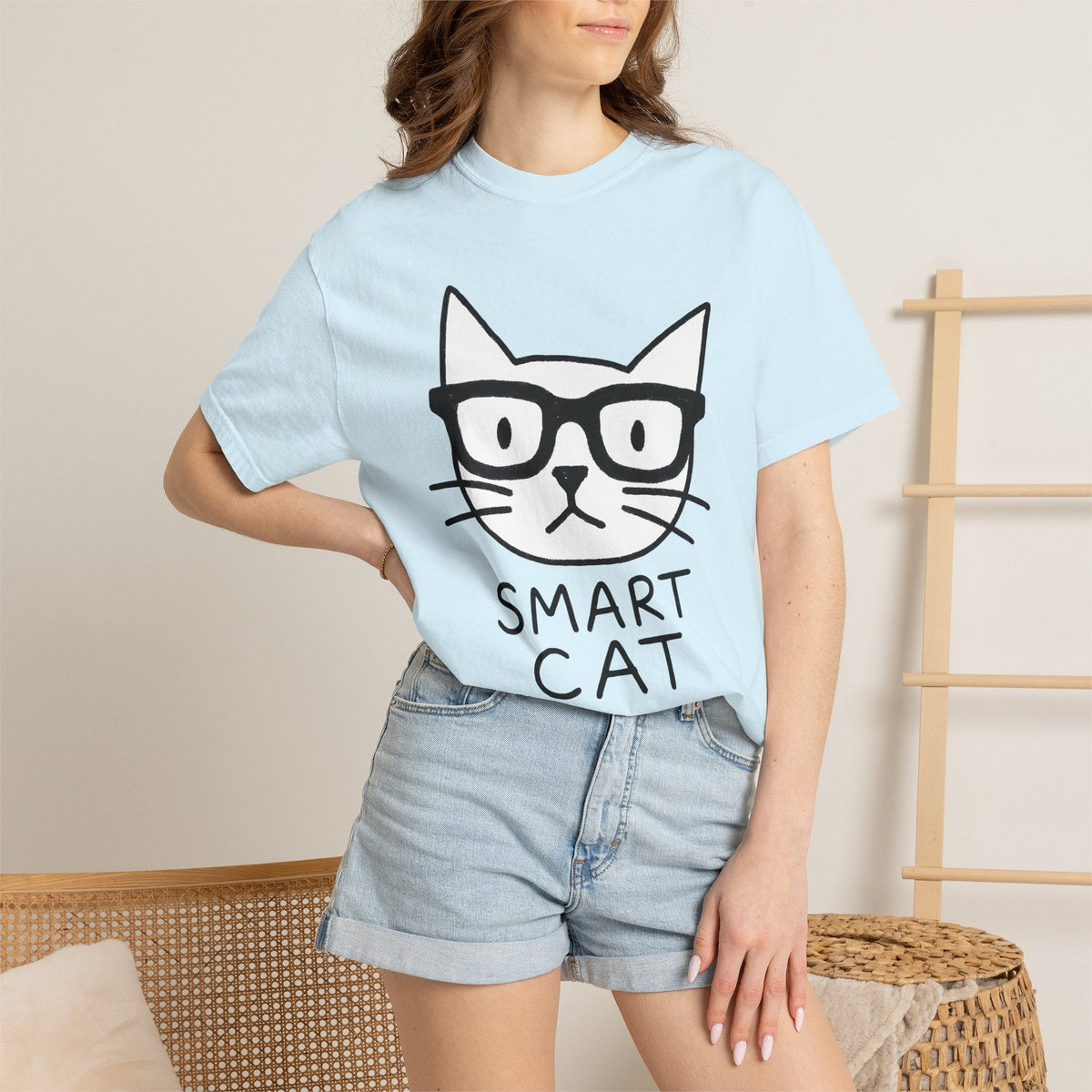 Feline Face Shirt Cat Joke Gift Women Cartoon Tee T-Shirt product image 9