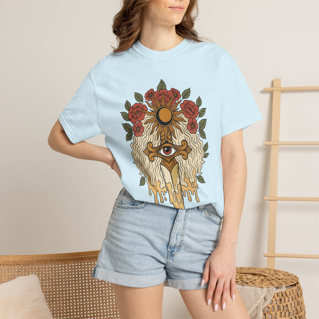 Eye Knife Sun Shirt Boho Chic Spirituality Gift Women product image 9
