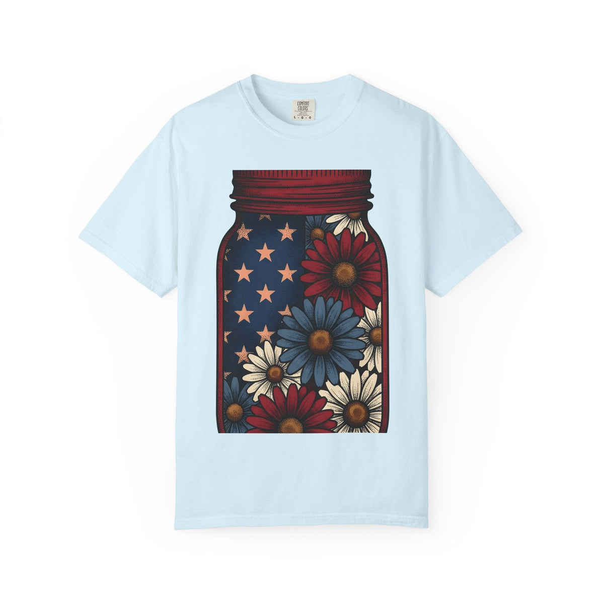 Jar Bouquet Shirt America Freedom Unisex Gift Old-Fashioned product image 2
